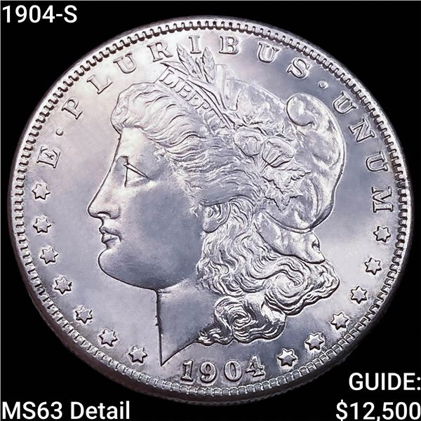 1904-S Morgan Silver Dollar CHOICE BU