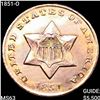 Image 1 : 1851-O Silver Three Cent CHOICE BU