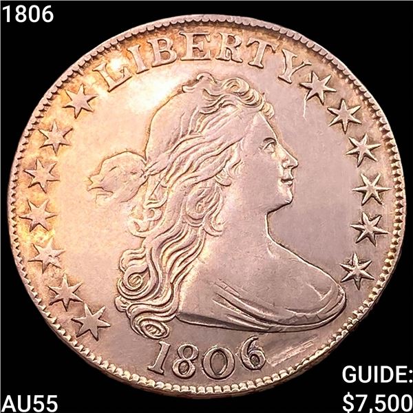 1806 Draped Bust Half Dollar HIGH GRADE