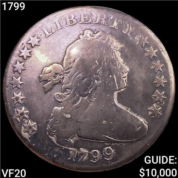 1799 Draped Bust Dollar LIGHTLY CIRCULATED