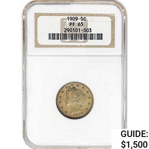 1909 Liberty Victory Nickel NGC PF65