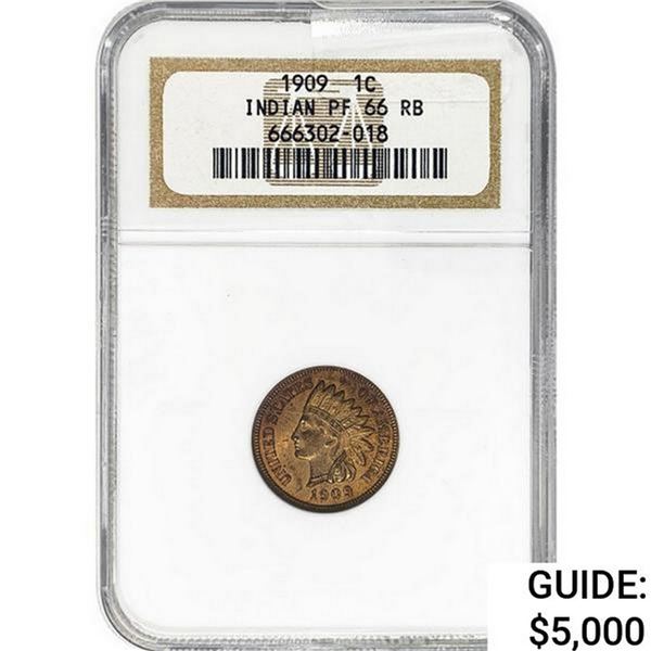 1909 Indian Head Cent NGC PF66 RB