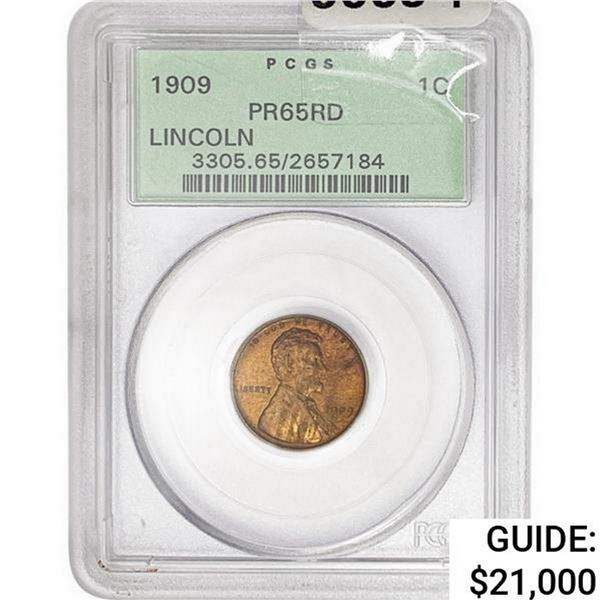 1909 Wheat Cent PCGS PR65 RD