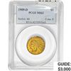 1909-D $5 Gold Half Eagle PCGS MS62