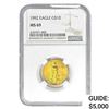 Image 1 : 1992 1/4oz $10 Gold Eagle NGC MS69