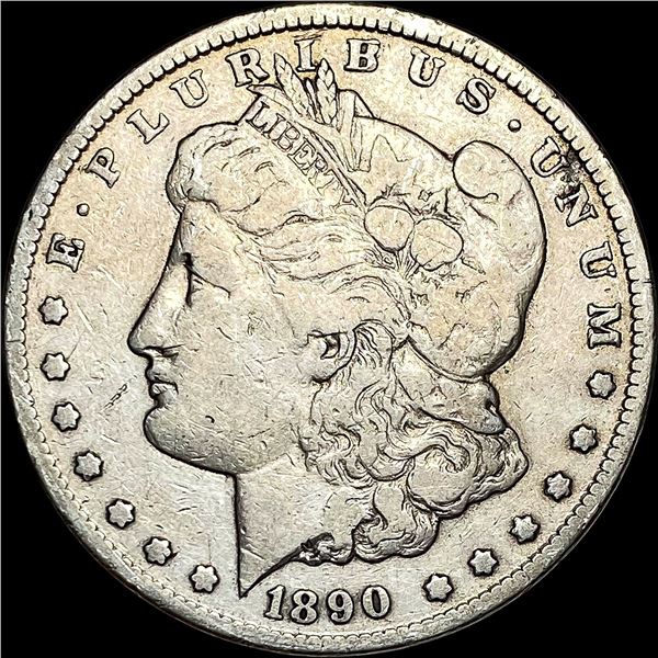 1890-CC Silver Morgan Dollar LIGHTLY CIRCULATED