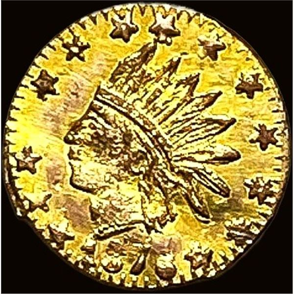 1872 Indian Head California Gold 1/4 Dollar HIGH GRADE