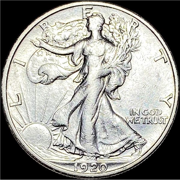 1920-S Walking Liberty Half Dollar CLOSELY UNCIRCULATED