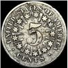 Image 2 : 1866 Shield Nickel LIGHTLY CIRCULATED