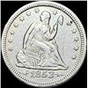 Image 1 : 1853 Arrows/Rays Seated Liberty Quarter HIGH GRADE