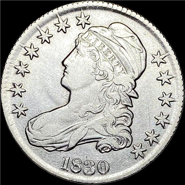 1830 Capped Bust Half Dollar CLOSELY UNCIRCULATED