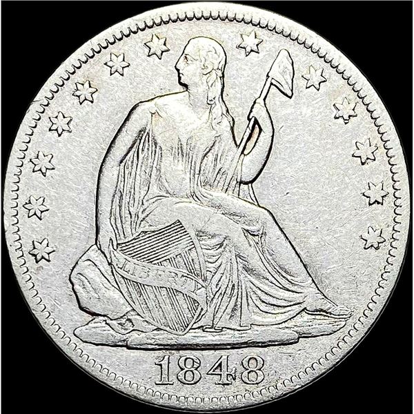 1848-O Seated Liberty Half Dollar CLOSELY UNCIRCULATED