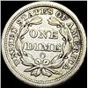 Image 2 : 1849-O Silver Seated Liberty Dime CLOSELY UNCIRCULATED