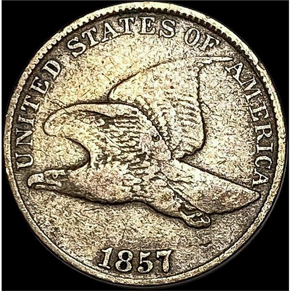 1857 Copper-Nickel Flying Eagle Cent LIGHTLY CIRCULATED