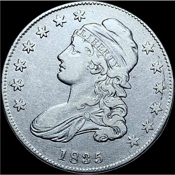 1835 Capped Bust Half Dollar CHOICE BU