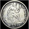 Image 1 : 1891 Silver Dime CLOSELY UNCIRCULATED