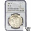 Image 1 : 1926 Silver Peace Dollar NGC MS62