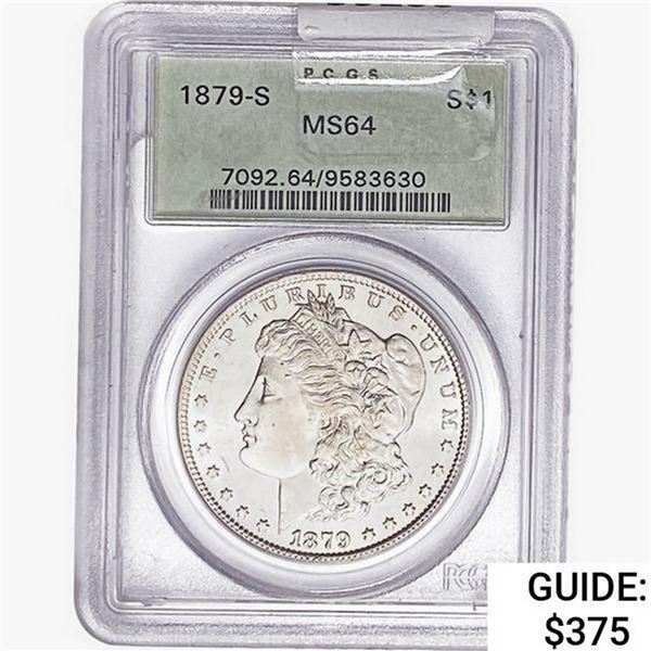 1879-S Morgan Silver Dollar PCGS MS64