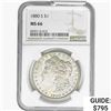 Image 1 : 1880-S Morgan Silver Dollar NGC MS66