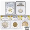 Image 1 : [5] 1837-1974-D Varied Coinage Collection PCGS/NGC/ANACS