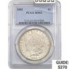 Image 1 : 1882 Morgan Silver Dollar PCGS MS63
