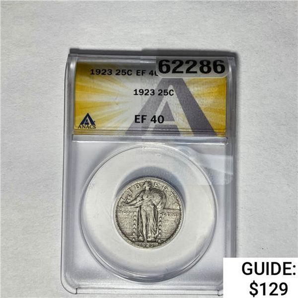 1923 Standing Liberty Quarter ANACS EF40