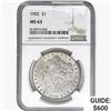 Image 1 : 1902 Morgan Silver Dollar NGC MS63