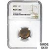 Image 1 : 1907 Indian Head Cent NGC MS64 RB