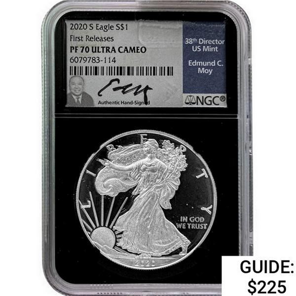2020-S $1 Silver Eagle NGC PF70 ULTRA CAMEO