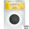 Image 1 : 1812 Classic Head Cent ANACS VF20 DETAILS