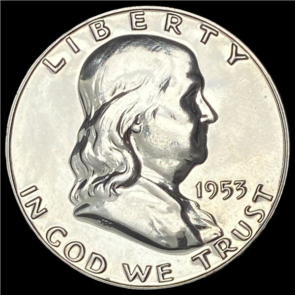 1953 Franklin Silver Half Dollar GEM PROOF