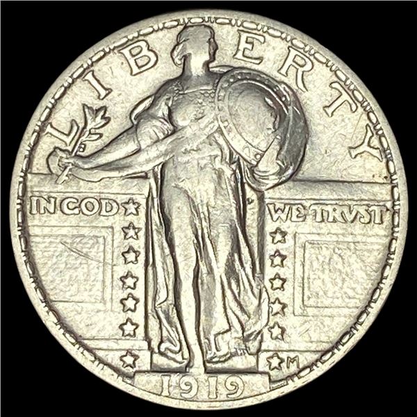 1919 Standing Liberty Silver Quarter CLOSELY UNCIRCULATED
