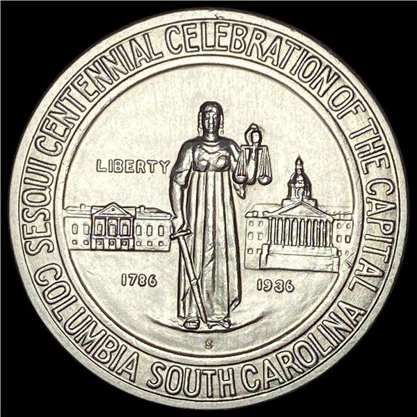 1936-S Columbia SC Silver Half Dollar GEM BU