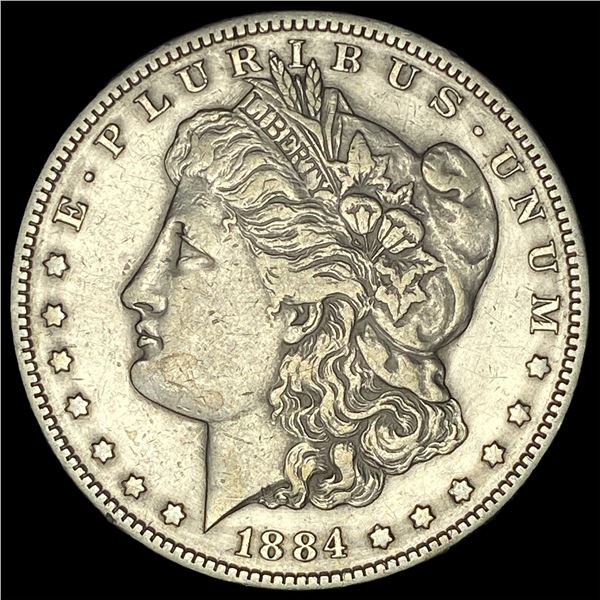 1884-S Silver Morgan Dollar CLOSELY UNCIRCULATED