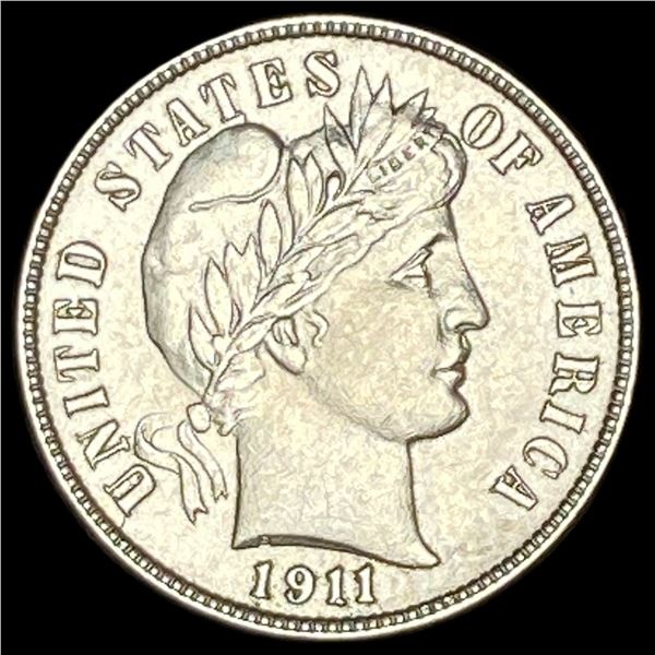 1911-S Silver Barber Dime UNCIRCULATED