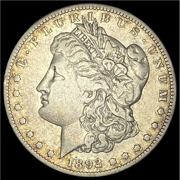 1892-S Silver Morgan Dollar NEARLY UNCIRCULATED