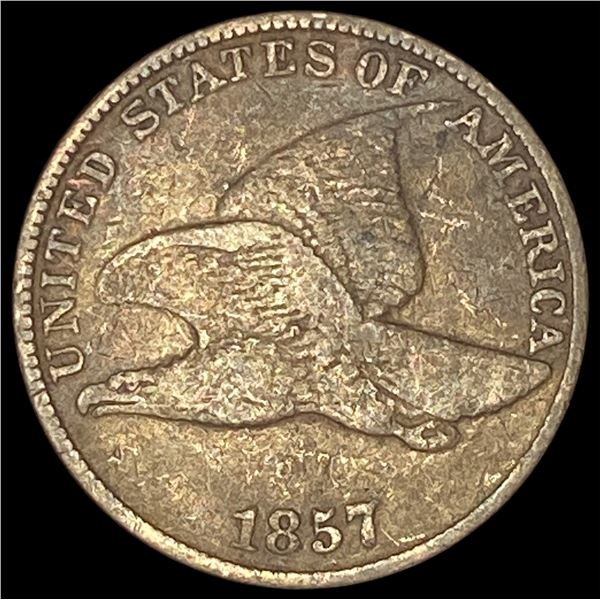 1857 Flying Eagle Cent LIGHTLY CIRCULATED