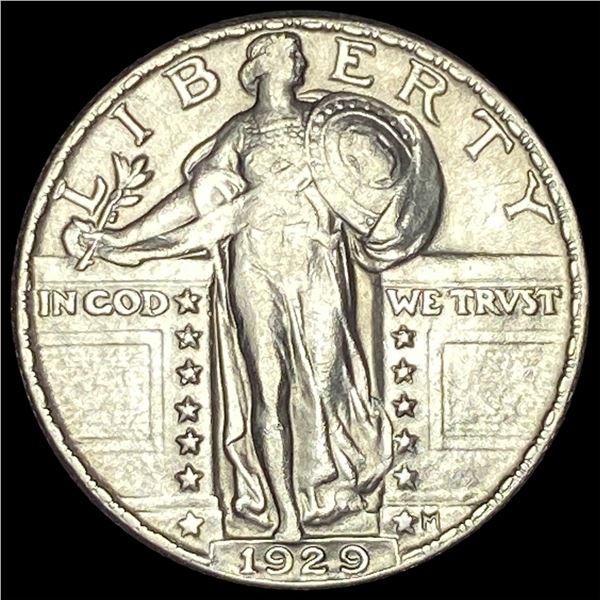1929 Standing Liberty Silver Quarter CHOICE AU