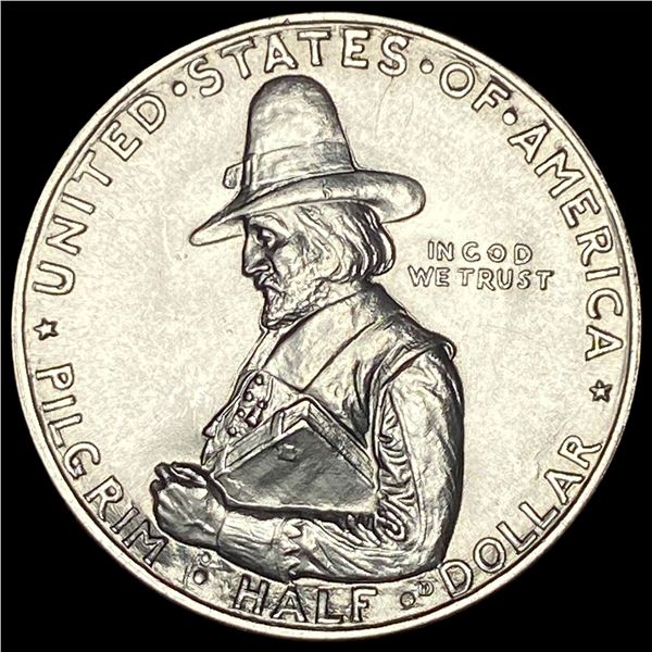 1920 Silver Pilgrim Half Dollar GEM BU