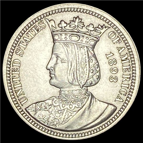 1893 Columbian Isabella Quarter UNCIRCULATED