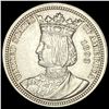 Image 1 : 1893 Columbian Isabella Quarter UNCIRCULATED