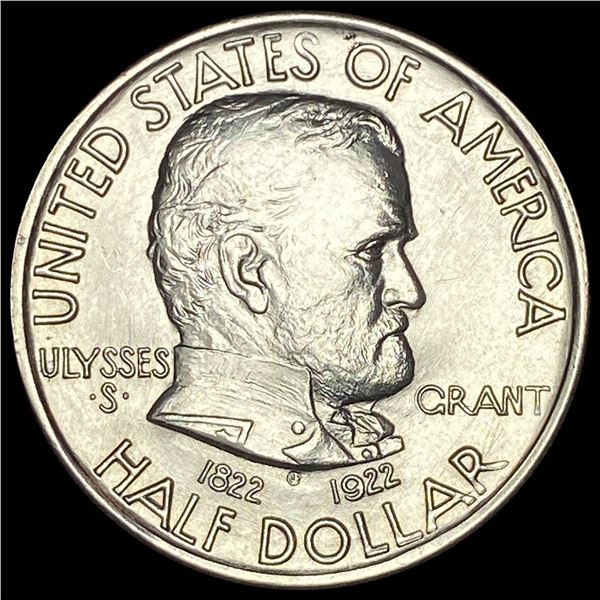 1922-S Silver Grant Memorial Half Dollar GEM BU