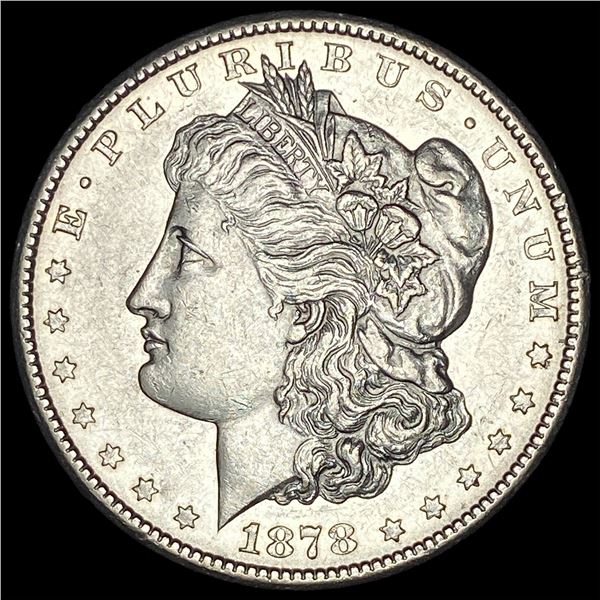 1878-CC Silver Morgan Dollar CHOICE AU