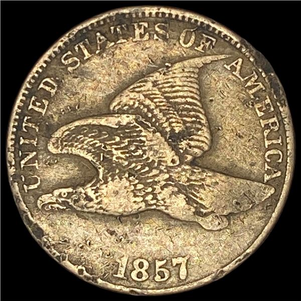 1857 Flying Eagle Cent LIGHTLY CIRCULATED