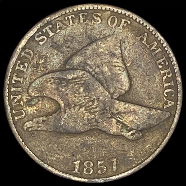 1857 Flying Eagle Cent NICELY CIRCULATED