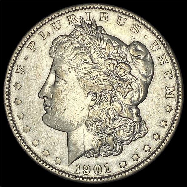 1901 Morgan Silver Dollar CLOSELY UNCIRCULATED