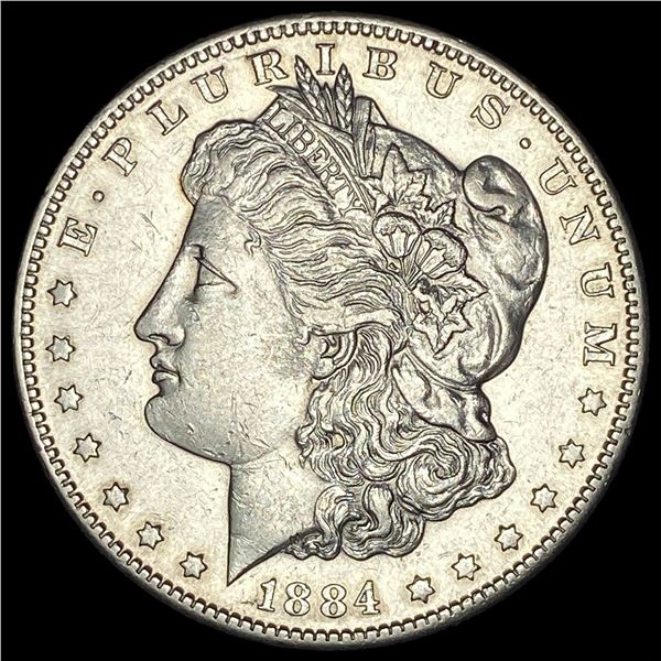 1884-S Silver Morgan Dollar CHOICE AU