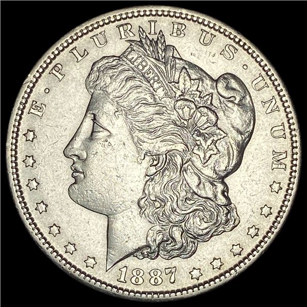 1887-S Silver Morgan Dollar CLOSELY UNCIRCULATED