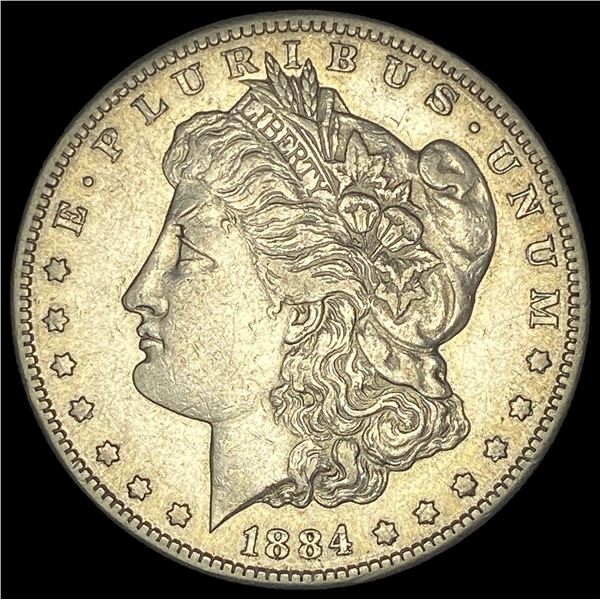 1884-S Silver Morgan Dollar CLOSELY UNCIRCULATED