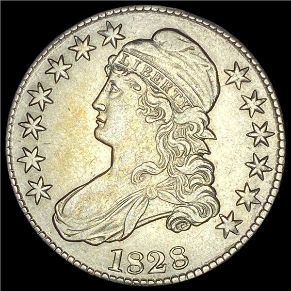 1828 Capped Bust Half Dollar CHOICE AU